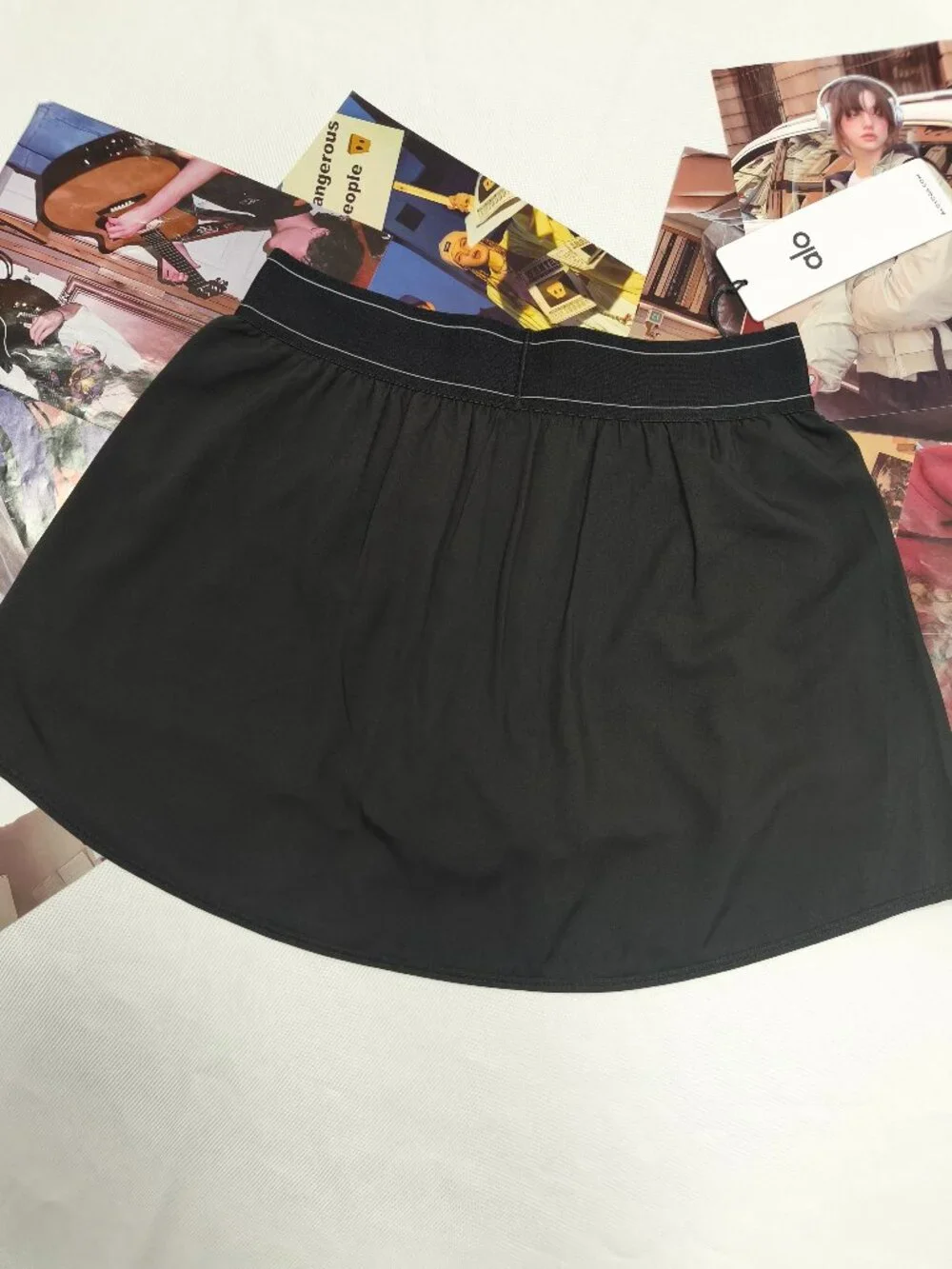 ALO Yoga Black Tennis Skirt Athleisure Favorite😍Activewear Pilates Running🎄NWT